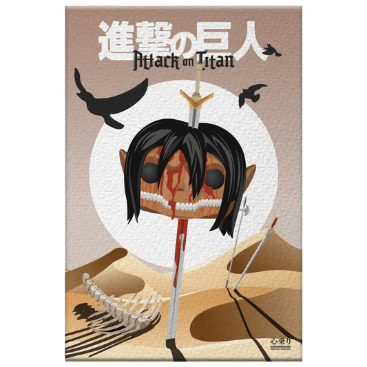 Canvas Paints (Attack On Titan): Eren Yeager (Titan) AlNajdi