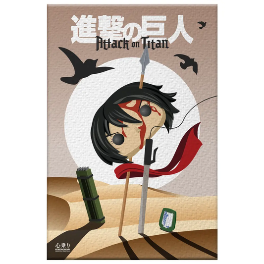 Canvas Paints (Attack On Titan): Mikasa Ackerman AlNajdi