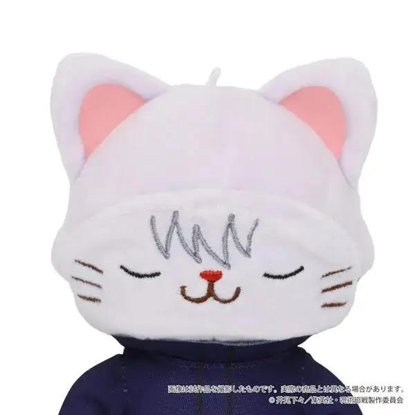 Jujutsu Kaisen withCAT Plush Keychain w/Eye Mask Satoru Gojo. MyHobbyQ8