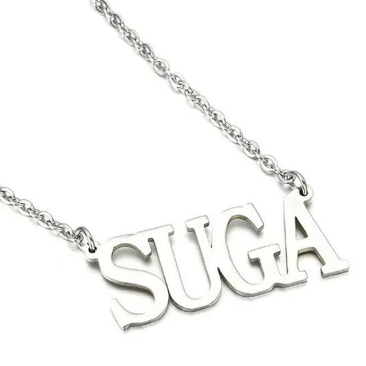 Kpop Stars Necklaces: Suga MyHobbyQ8