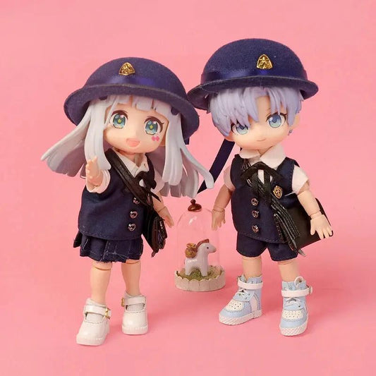 School Uniform: blue Hat (Full set)(Nendoriod Doll) MyHobbyQ8
