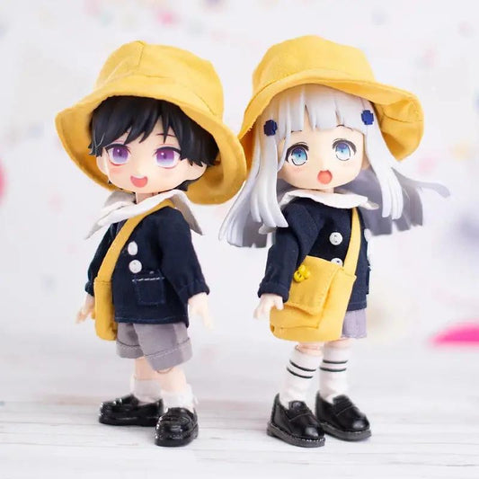 School Uniform: Yellow Hat (Full set)(Nendoriod Doll) MyHobbyQ8