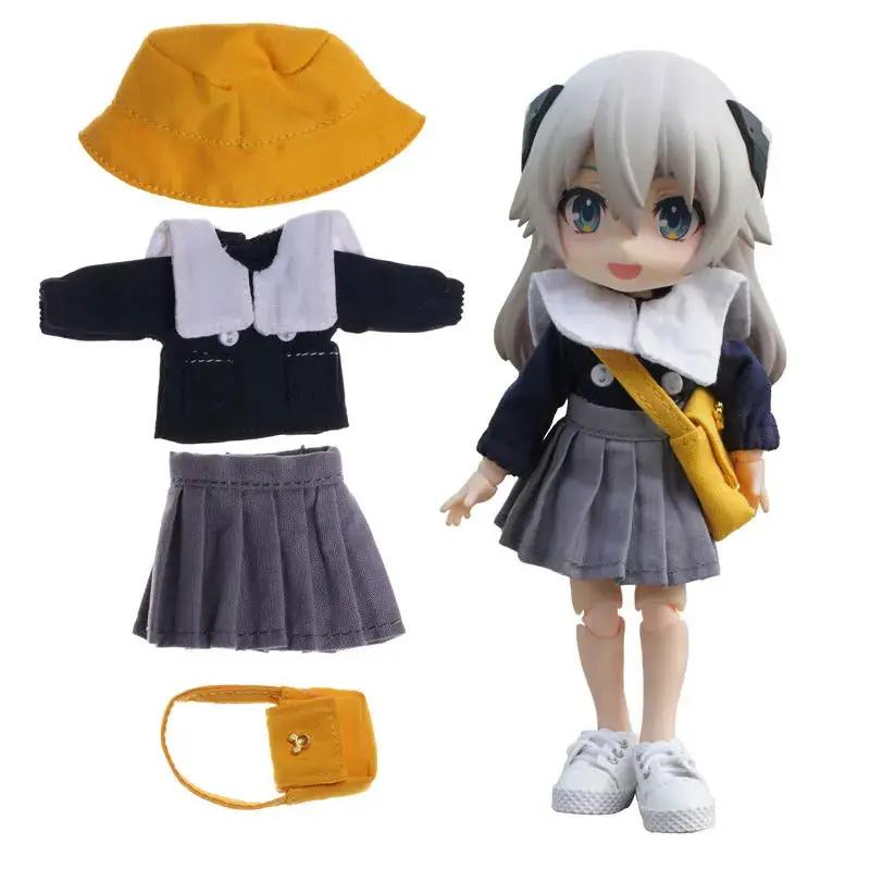 School Uniform: Yellow Hat (Full set)(Nendoriod Doll) MyHobbyQ8