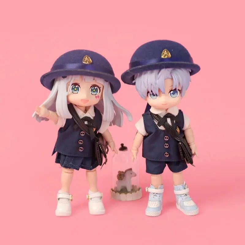 School Uniform: blue Hat (Full set)(Nendoriod Doll) MyHobbyQ8