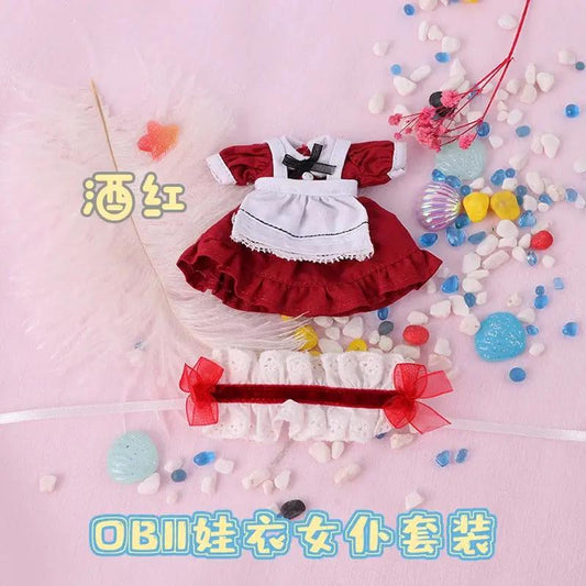 Home Clothes: Maid (Red) (Full set)(Nendoriod Doll) MyHobbyQ8