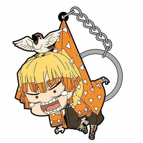 Demon Slayer: Kimetsu no Yaiba Zenitsu Agatsuma Pinched Keychain MyHobbyQ8