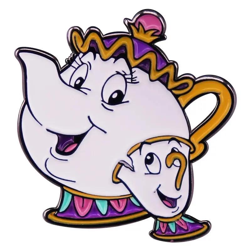 Disney Pins: Mrs. Potts and Chip Figure MyHobbyQ8