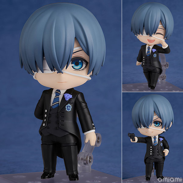 Black Butler Figures: Ciel Phantomhive Sapphire Owl Ver. (Black Butler: Boarding School Arc) (Nendoroid) MyHobbyQ8