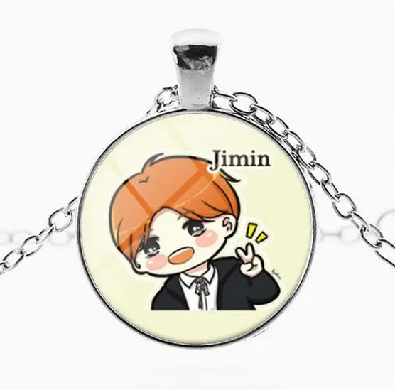 Kpop Stars Necklaces: Jimin MyHobbyQ8