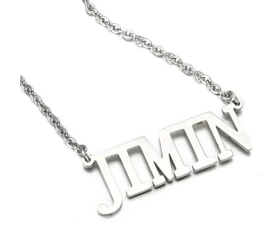 Kpop Stars Necklaces: Jimin MyHobbyQ8