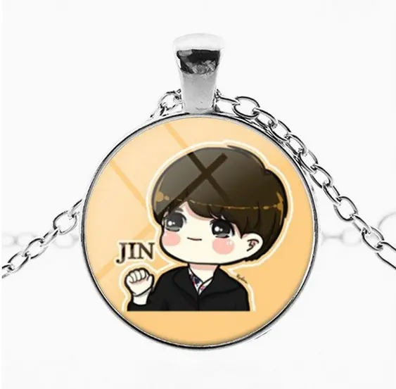 Kpop Stars Necklaces: Jin MyHobbyQ8
