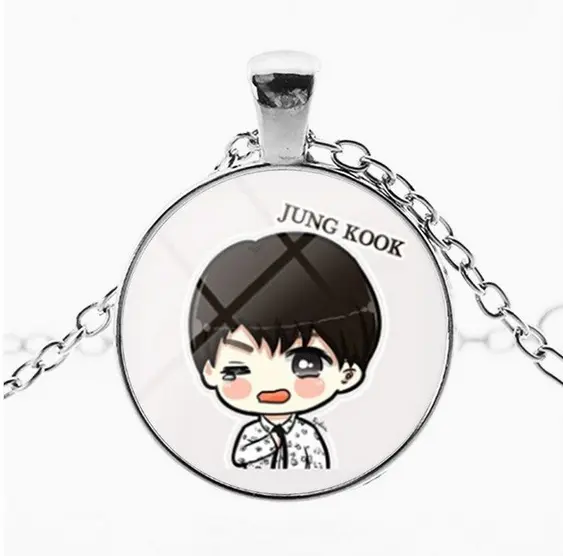Kpop Stars Necklaces: Jungkook MyHobbyQ8
