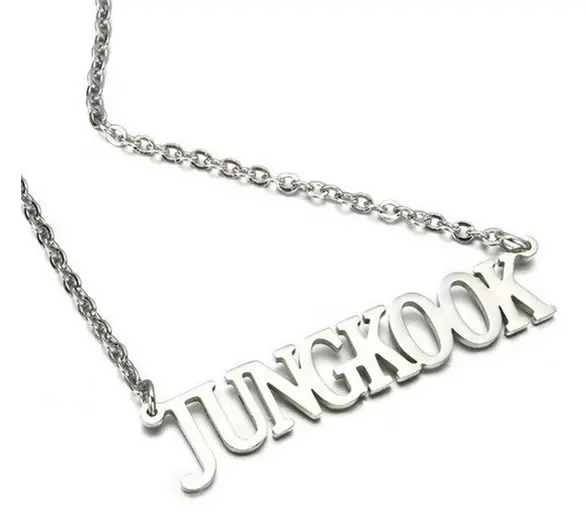 Kpop Stars Necklaces: Jungkook MyHobbyQ8