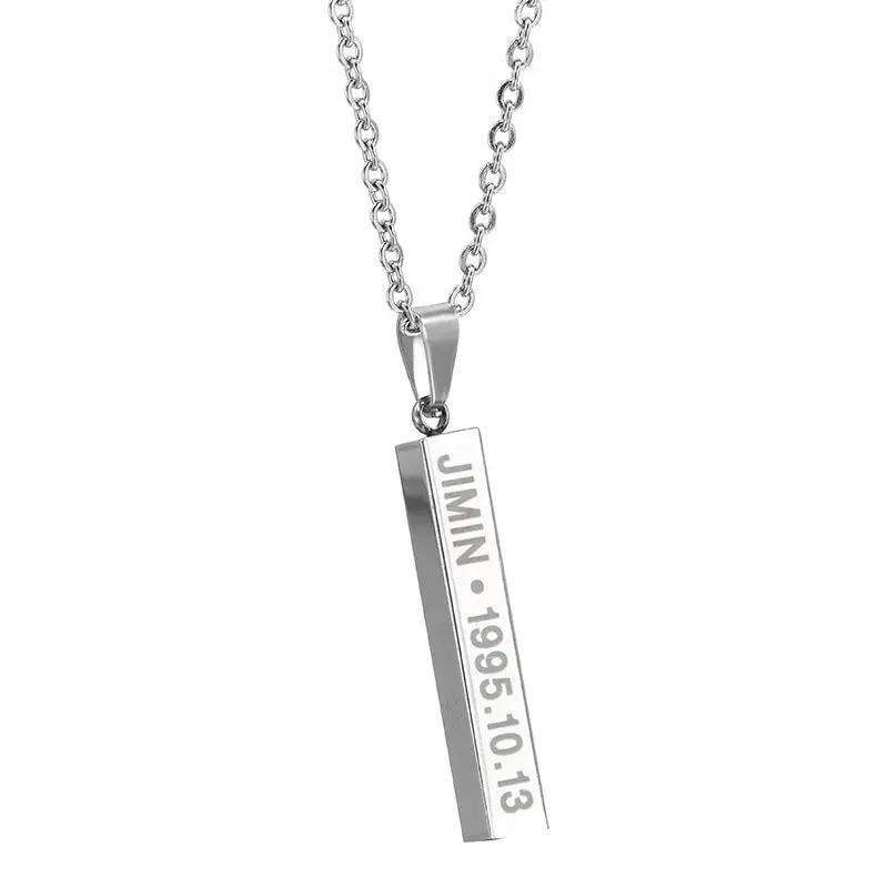 Kpop Stars Necklaces: Jimin MyHobbyQ8