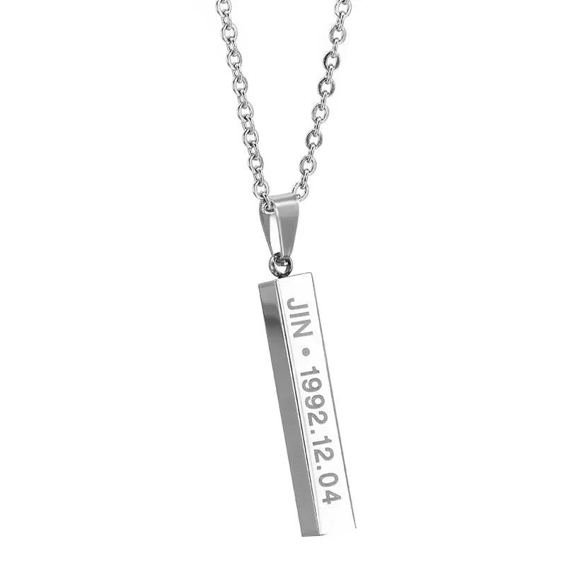 Kpop Stars Necklaces: Jin MyHobbyQ8
