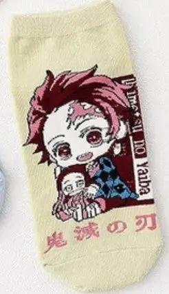 Demon Slayer (Kimetsu No Yaiba) Short Socks MyHobbyQ8
