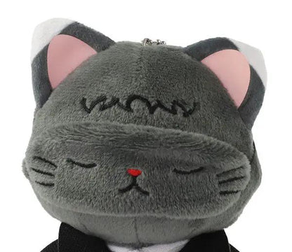 Bungo Stray Dogs Plush Keychain w/CAT Eye Mask Ryunosuke Akutagawa MyHobbyQ8