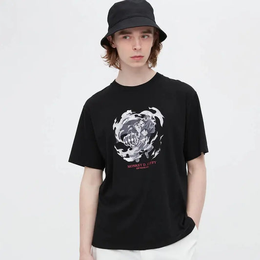 One Piece Tshirts: Luffy Red Film (Size Lage (L)) MyHobbyQ8